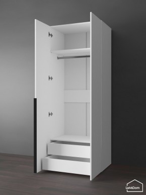 Шкаф Linnea MHR-2-3 2050х800х510 (Белый-М 11.1.2) в Елабуге - elabuga.ok-mebel.com | фото 5