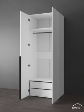 Шкаф Linnea MHR-2-3 2050х800х510 (Белый-М 11.1.2) в Елабуге - elabuga.ok-mebel.com | фото 6