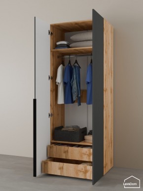 Шкаф Linnea MHR-2-3 2050х800х510 (ДВ-М 11.1.25) в Елабуге - elabuga.ok-mebel.com | фото 6