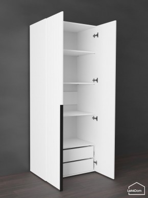Шкаф Linnea MHR-2-4 2050х800х510 (Белый-М 11.1.2) в Елабуге - elabuga.ok-mebel.com | фото 6