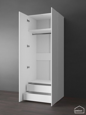 Шкаф Linnea MHR-2PO-3 2050х800х510 (Белый-М 11.1.2) в Елабуге - elabuga.ok-mebel.com | фото 5