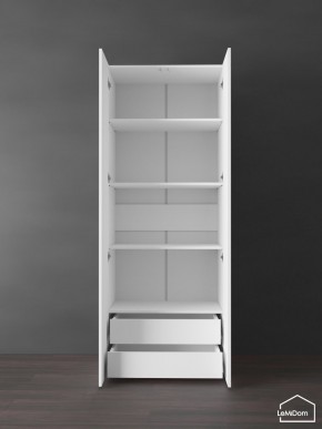 Шкаф Linnea MHR-2PO-4 2050х800х510 (Белый-М 11.1.2) в Елабуге - elabuga.ok-mebel.com | фото 6