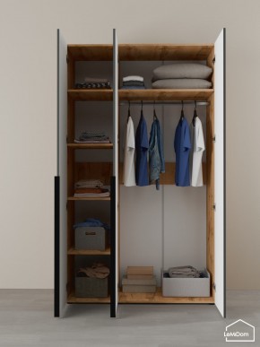 Шкаф Linnea MHR-3-1 2050х1200х510 (ДВ-М 11.1.25) в Елабуге - elabuga.ok-mebel.com | фото 4