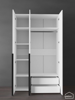 Шкаф Linnea MHR-3-2 2050х1200х510 (Белый-М 11.1.1) в Елабуге - elabuga.ok-mebel.com | фото 6