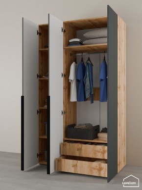 Шкаф Linnea MHR-3-2 2050х1200х510 (ДВ-М 11.1.25) в Елабуге - elabuga.ok-mebel.com | фото 6