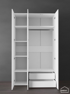 Шкаф Linnea MHR-3PO-2 2050х1200х510 (Белый-М 11.1.2) в Елабуге - elabuga.ok-mebel.com | фото 5