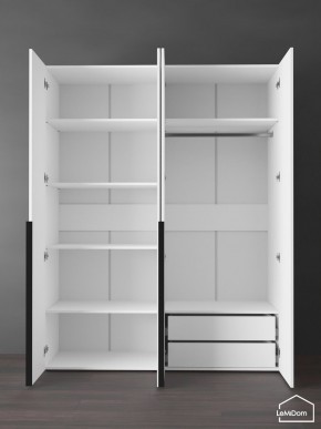 Шкаф Linnea MHR-4-2 2050х1600х510 (Белый-М 11.1.2) в Елабуге - elabuga.ok-mebel.com | фото 6