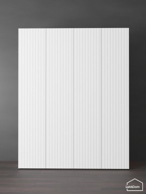Шкаф Linnea MHR-4PO-1 2050х1600х510 (Белый-М 11.1.1) в Елабуге - elabuga.ok-mebel.com | фото 5