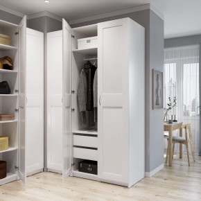 Шкаф МАКС однодверный, цвет белый в Елабуге - elabuga.ok-mebel.com | фото 4