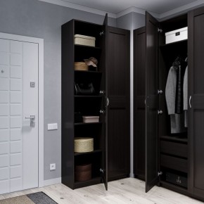 Шкаф МАКС однодверный узкий, цвет Дуб Венге в Елабуге - elabuga.ok-mebel.com | фото 4