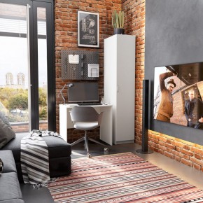 Шкаф ОРИОН однодверный, цвет белый в Елабуге - elabuga.ok-mebel.com | фото 4