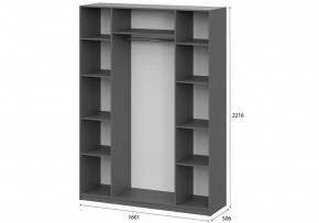 Шкаф платяной Даиго в Елабуге - elabuga.ok-mebel.com | фото 3