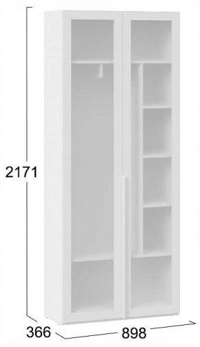 Шкаф платяной Порто СМ-393.07.226 в Елабуге - elabuga.ok-mebel.com | фото 4