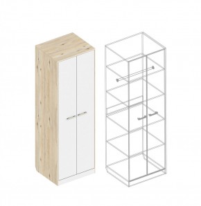 Шкаф "Милана" 2-х створчатый с полками в Елабуге - elabuga.ok-mebel.com | фото 2