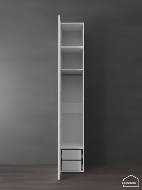 Шкаф с антресолью Linnea MHR-1POA-3 2450х400х510 (Белый-М 11.1.2) в Елабуге - elabuga.ok-mebel.com | фото 5