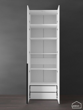 Шкаф с антресолью Linnea MHR-2A-4 2450х800х510 (Белый-М 11.1.2) в Елабуге - elabuga.ok-mebel.com | фото 6