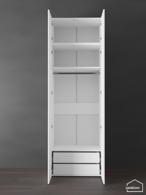 Шкаф с антресолью Linnea MHR-2POA-3 2450х800х510 (Белый-М 11.1.1) в Елабуге - elabuga.ok-mebel.com | фото 5