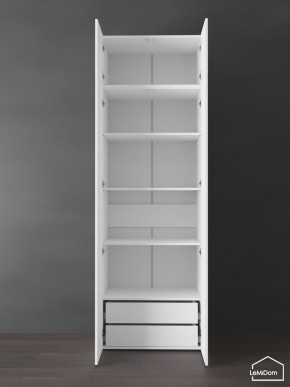 Шкаф с антресолью Linnea MHR-2POA-4 2450х800х510 (Белый-М 11.1.1) в Елабуге - elabuga.ok-mebel.com | фото 6