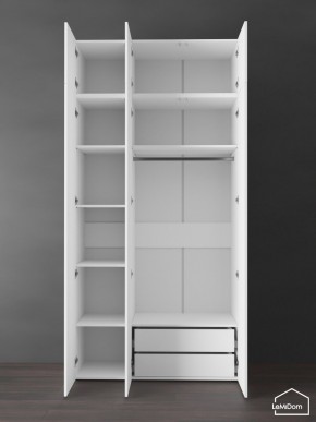 Шкаф с антресолью Linnea MHR-3POA-2 2450х1200х510 (Белый-М 11.1.1) в Елабуге - elabuga.ok-mebel.com | фото 6