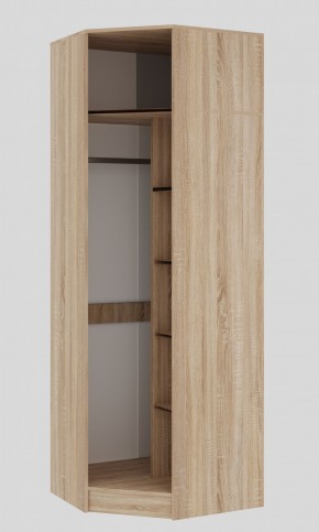 БЕАТРИС Шкаф Угловой (Дуб Сонома/Белый глянец) в Елабуге - elabuga.ok-mebel.com | фото 2