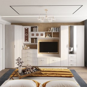 Шкаф угловой Белла (Ясень белый) в Елабуге - elabuga.ok-mebel.com | фото 3