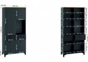 Шкаф-витрина Ника в Елабуге - elabuga.ok-mebel.com | фото 3