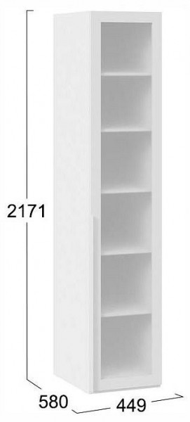 Шкаф-витрина Порто СМ-393.07.008 в Елабуге - elabuga.ok-mebel.com | фото 3
