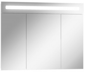 Шкаф-зеркало Аврора 90 с подсветкой LED Домино (DV8011HZ) в Елабуге - elabuga.ok-mebel.com | фото 1