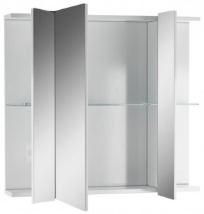 Шкаф-зеркало Мега 75 АЙСБЕРГ (DM4604HZ) в Елабуге - elabuga.ok-mebel.com | фото 2