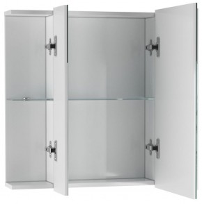 Шкаф-зеркало Мега 75 АЙСБЕРГ (DM4604HZ) в Елабуге - elabuga.ok-mebel.com | фото 3