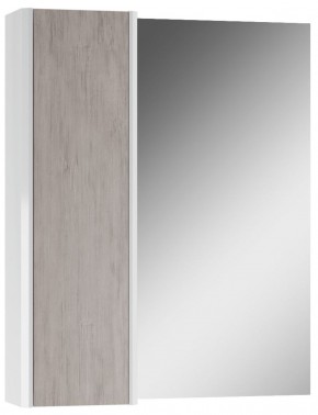 Шкаф-зеркало Uno 60 Дуб серый левый/правый Домино (DU1503HZ) в Елабуге - elabuga.ok-mebel.com | фото 2