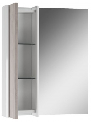Шкаф-зеркало Uno 60 Дуб серый левый/правый Домино (DU1503HZ) в Елабуге - elabuga.ok-mebel.com | фото 3