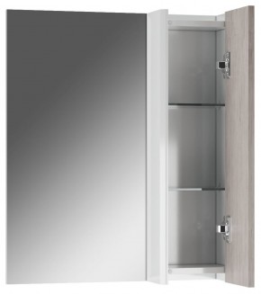 Шкаф-зеркало Uno 60 Дуб серый левый/правый Домино (DU1503HZ) в Елабуге - elabuga.ok-mebel.com | фото 4