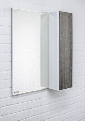 Шкаф-зеркало Uno 60 Дуб серый левый/правый Домино (DU1503HZ) в Елабуге - elabuga.ok-mebel.com | фото 9