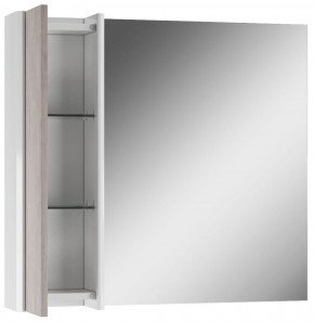 Шкаф-зеркало Uno 80 Дуб серый левый/правый Домино (DU1504HZ) в Елабуге - elabuga.ok-mebel.com | фото 4