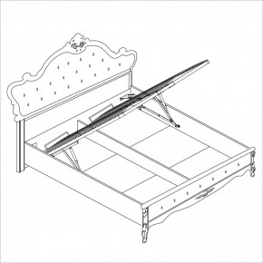 Спальня Мишель 4-х ств 1600 (белый матовый/экокожа) в Елабуге - elabuga.ok-mebel.com | фото 4