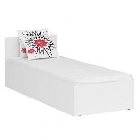 Стандарт Кровать 0800, цвет белый, ШхГхВ 83,5х203,5х70 см., сп.м. 800х2000 мм., без матраса, основание есть в Елабуге - elabuga.ok-mebel.com | фото