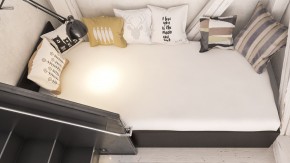 Стандарт Кровать 0900, цвет венге, ШхГхВ 93,5х203,5х70 см., сп.м. 900х2000 мм., без матраса, основание есть в Елабуге - elabuga.ok-mebel.com | фото 6