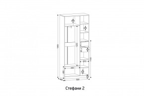 СТЕФАНИ-2 Шкаф в Елабуге - elabuga.ok-mebel.com | фото 2