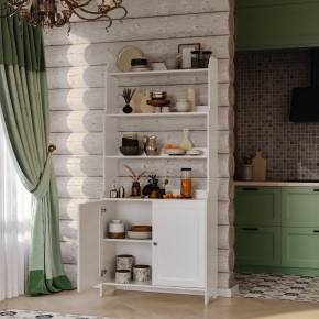 Стеллаж 20 Вествик, массив сосны, цвет белый в Елабуге - elabuga.ok-mebel.com | фото 4