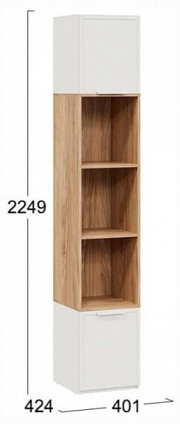 Стеллаж комбинированный Стелла в Елабуге - elabuga.ok-mebel.com | фото 4