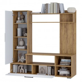 Гостиная Евро 2 (крафт/белый) в Елабуге - elabuga.ok-mebel.com | фото 2