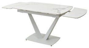 Стол ALATRI 120 GLOSS STATUARIO WHITE SOLID CERAMIC / WHITE, ®DISAUR в Елабуге - elabuga.ok-mebel.com | фото 9