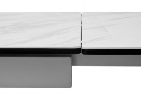 Стол BELLUNO 160 MARBLES KL-99 Белый мрамор матовый, итальянская керамика/ белый каркас, ®DISAUR в Елабуге - elabuga.ok-mebel.com | фото 9