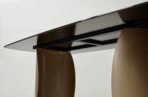 Стол BRONTE 220 KL-188 Контрастный мрамор матовый, итальянская керамика/ Шампань, ®DISAUR в Елабуге - elabuga.ok-mebel.com | фото 6