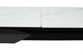 Стол CREMONA 160 KL-99 Белый мрамор матовый, итальянская керамика / черный каркас, ®DISAUR в Елабуге - elabuga.ok-mebel.com | фото 4