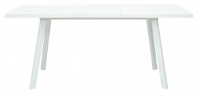 Стол ФИН 140 Белый, стекло/ Белый каркас М-City в Елабуге - elabuga.ok-mebel.com | фото 2