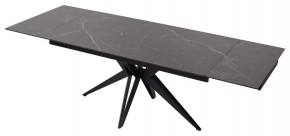 Стол FORIO 160 MATT BLACK MARBLE SOLID CERAMIC / BLACK, ®DISAUR в Елабуге - elabuga.ok-mebel.com | фото 5