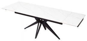 Стол FORIO 160 MATT WHITE MARBLE SOLID CERAMIC / BLACK, ®DISAUR в Елабуге - elabuga.ok-mebel.com | фото 7
