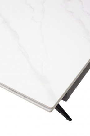 Стол FORIO 160 MATT WHITE MARBLE SOLID CERAMIC / BLACK, ®DISAUR в Елабуге - elabuga.ok-mebel.com | фото 9